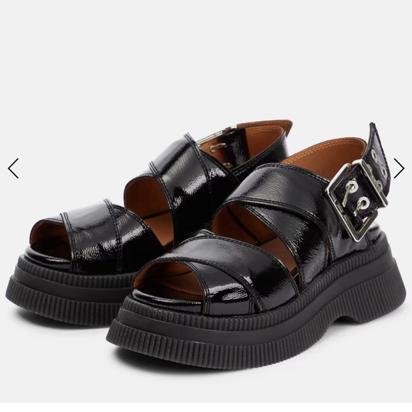 Ganni Shoes - Ganni black platform sandals